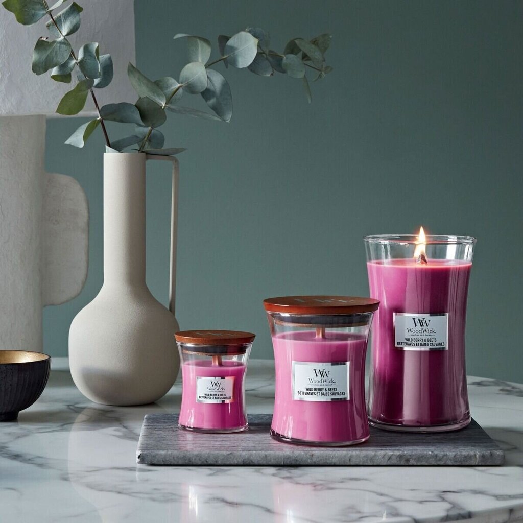 WoodWick lõhnaküünal Wild Berry & Beets, 275 g hind ja info | Küünlad, küünlajalad | hansapost.ee