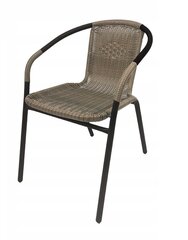 Комплект уличной мебели Coffee Round 60/2, коричневый/черный цена и информация | Комплекты уличной мебели | hansapost.ee