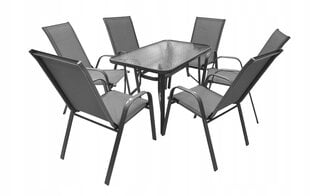 Комплект уличной мебели Barbados Duo 150/6, серый цена и информация | Комплекты уличной мебели | hansapost.ee