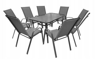 Комплект уличной мебели Barbados Duo 150/8, серый цена и информация | Комплекты уличной мебели | hansapost.ee