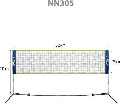 Sulgpallivõrk Net Nils Extreme NN305, 305 cm цена и информация | Sulgpall | hansapost.ee