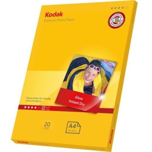 Kodak Läikik Fotopaber A4 240g / M2 20 Lk цена и информация | Kirjatarvikud | hansapost.ee