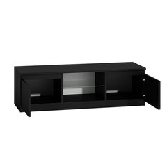 ТВ столик 4560552 120 см, черный цена и информация | Тумбы под телевизор | hansapost.ee