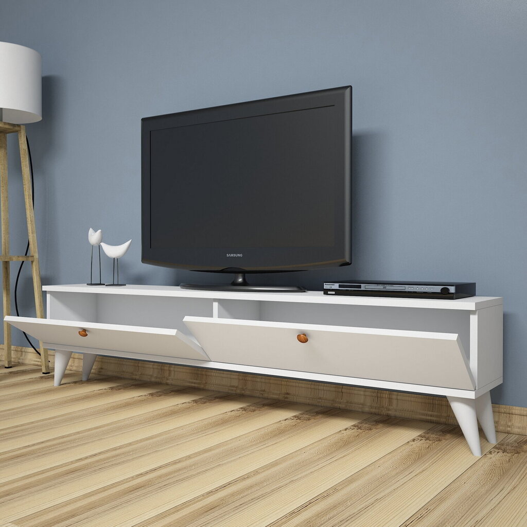 TV laud Kalune Design Paris, valge hind ja info | Televiisori alused | hansapost.ee