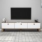 TV-laud Kalune Design Sumer E3620, valge/pruun hind ja info | Televiisori alused | hansapost.ee