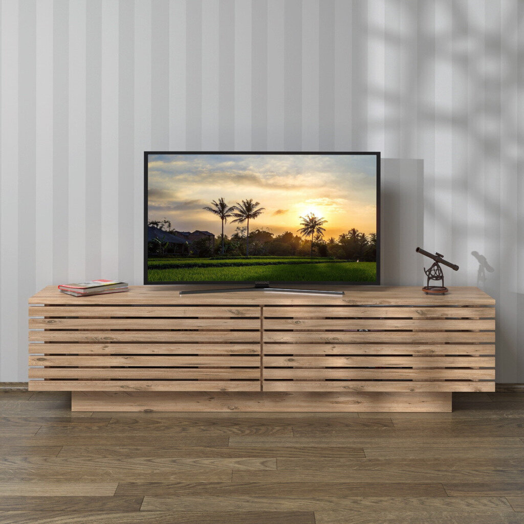 TV-laud Kalune Design Beta Fluto, pruun hind ja info | Televiisori alused | hansapost.ee