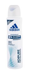 Deodorant Adidas Adipure naistele 150 ml hind ja info | Adidas Parfüümid | hansapost.ee