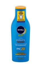 Nivea Sun Protect & Bronze Sun Lotion SPF20 200 ml hind ja info | Päikesekaitse ja päevitusjärgsed kreemid | hansapost.ee