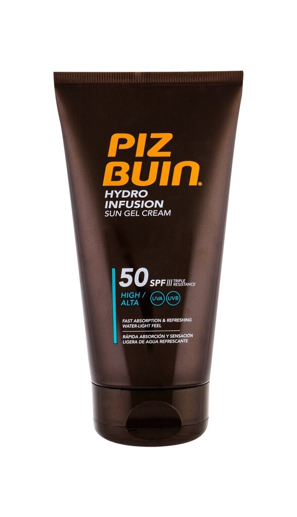 Päikesekaitsekreem Piz Buin Hydro Infusion SPF50 150 ml - W цена и информация | Päikesekaitse ja päevitusjärgsed kreemid | hansapost.ee