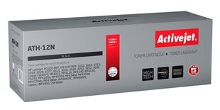 Activejet ATH-12N (Canon, HP 12A CRG-703, FX-10, Q2612A), черный цена и информация | Картридж Actis KH-653CR | hansapost.ee