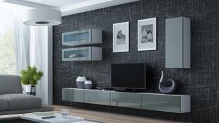 Kapp Cama Meble Vigo 90, valge/hall цена и информация | Витрины, серванты | hansapost.ee