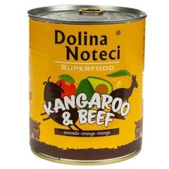 Влажный корм Dolina Noteci Superfood для собак с мясом кенгуру и говядиной, 400 г цена и информация | Консервы для собак | hansapost.ee