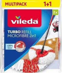 Vileda mopisüdamik Turbo 2 in1, 2 tk. hind ja info | Puhastustarvikud | hansapost.ee