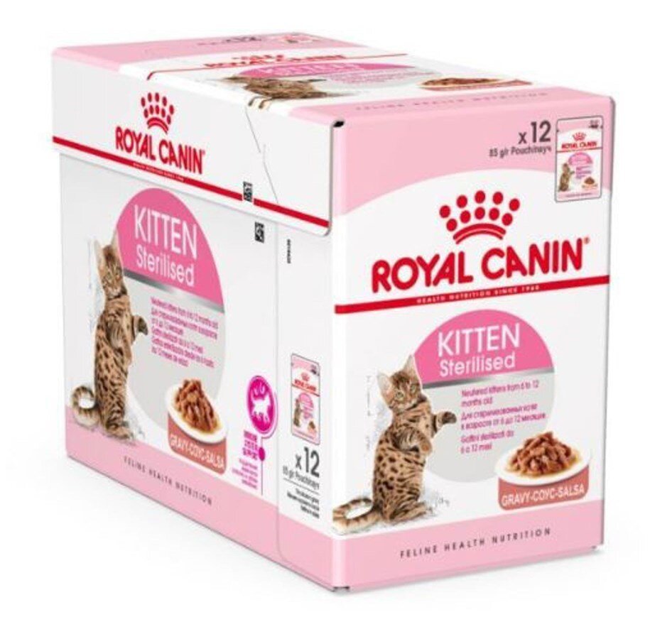 Konserv steriliseeritud kassidele ROYAL CANIN, 12 x 85 g hind ja info | Kassikonservid | hansapost.ee