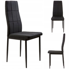 4 tooli komplekt ModernHome, must hind ja info | Köögitoolid, söögitoolid | hansapost.ee