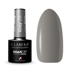 Стойкий гибридный лак для ногтей Claresa Grey 213, 5 г цена и информация | Лаки для ногтей, укрепители для ногтей | hansapost.ee