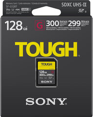 Sony 128GB SDXC card Tough series, Class цена и информация | Карты памяти для телефонов | hansapost.ee