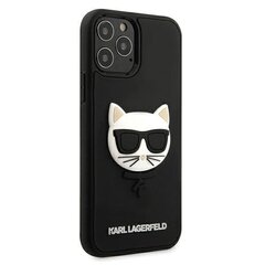 Telefoniümbris Karl Lagerfeld KLHCP12LCH3DBK iPhone 12 Pro Max 6,7" hind ja info | Telefonide kaitsekaaned ja -ümbrised | hansapost.ee