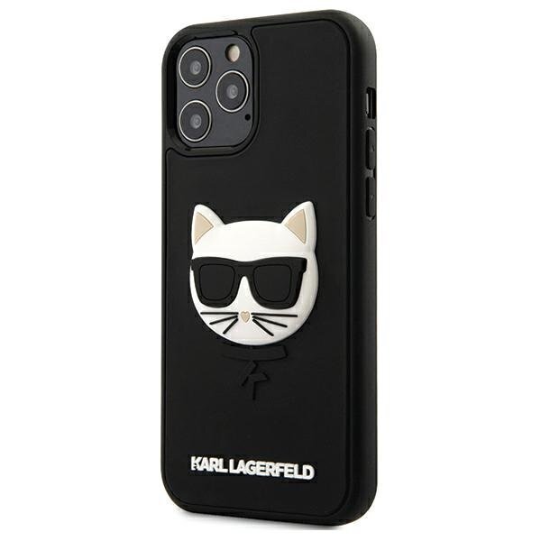 Telefoniümbris Karl Lagerfeld KLHCP12LCH3DBK iPhone 12 Pro Max 6,7" hind ja info | Telefonide kaitsekaaned ja -ümbrised | hansapost.ee