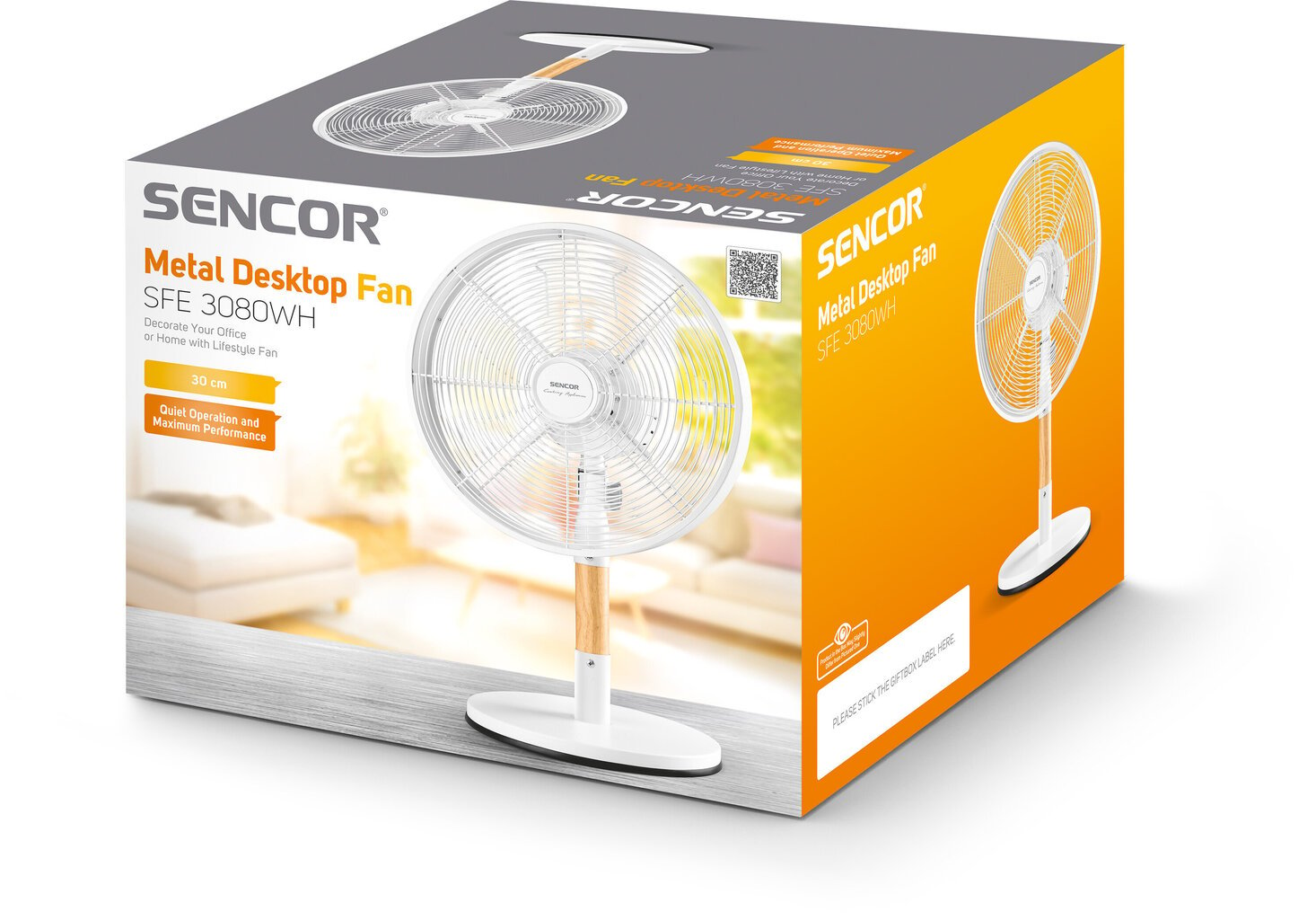 Ventilaator Sencor SFE 3080WH Woodstock hind ja info | Ventilaatorid | hansapost.ee