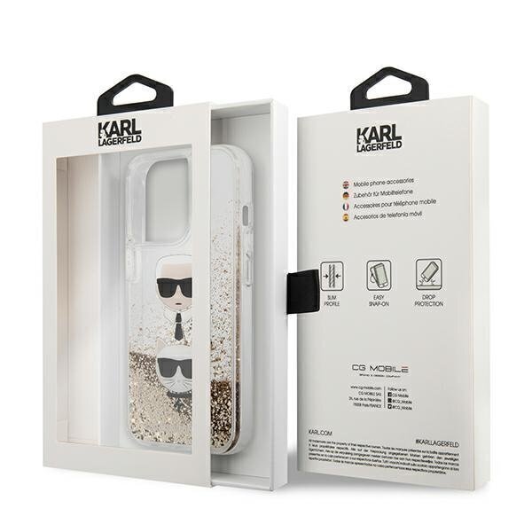 Telefoniümbris Karl Lagerfeld KLHCP13LKICGLD iPhone 13 Pro / 13 6,1" hind ja info | Telefonide kaitsekaaned ja -ümbrised | hansapost.ee