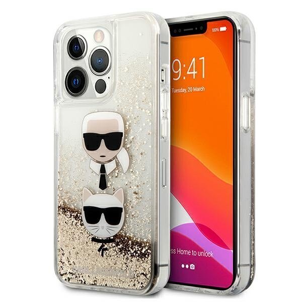 Telefoniümbris Karl Lagerfeld KLHCP13LKICGLD iPhone 13 Pro / 13 6,1" цена и информация | Telefonide kaitsekaaned ja -ümbrised | hansapost.ee