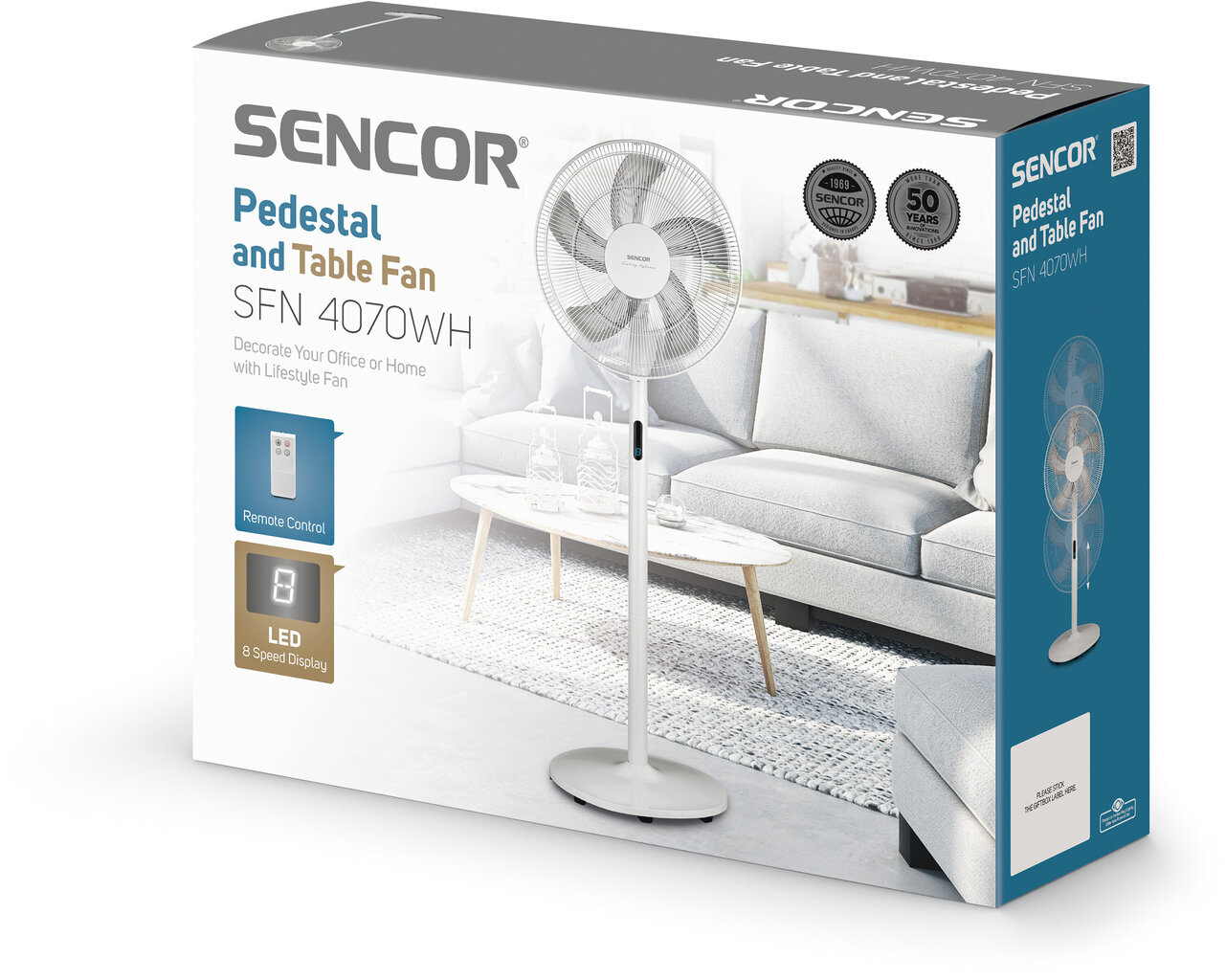 Ventilaator Sencor SFN 4070WH 3in1 цена и информация | Ventilaatorid | hansapost.ee