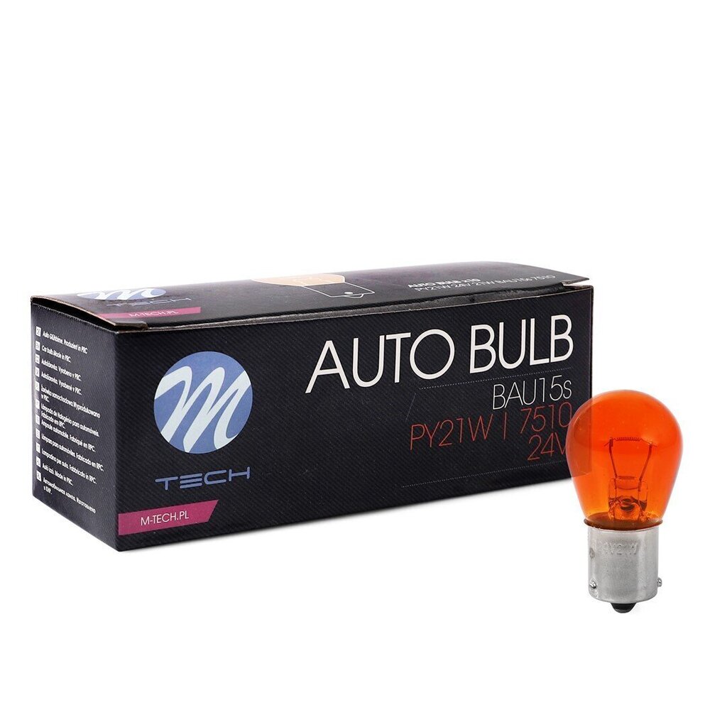 Autopirn M-Tech PY21W 24V цена и информация | Autopirnid | hansapost.ee