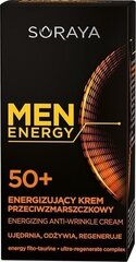 Крем для лица от морщин Soraya Men Energy, 50+, 50 мл цена и информация | Кремы для лица | hansapost.ee