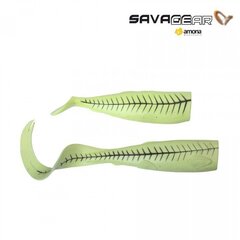 Kummist lant Savage Gear Cutbait Herring Kit Green Glow Shad 20 cm hind ja info | Konksud kalapüügiks | hansapost.ee