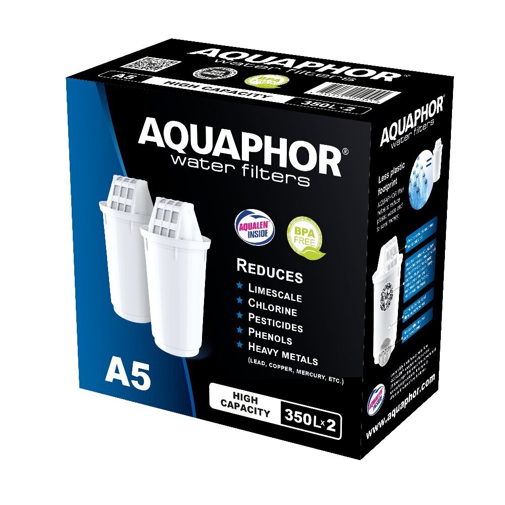 Aquaphor A5 2/1 цена и информация | Veefilterkannud ja veefiltrid | hansapost.ee