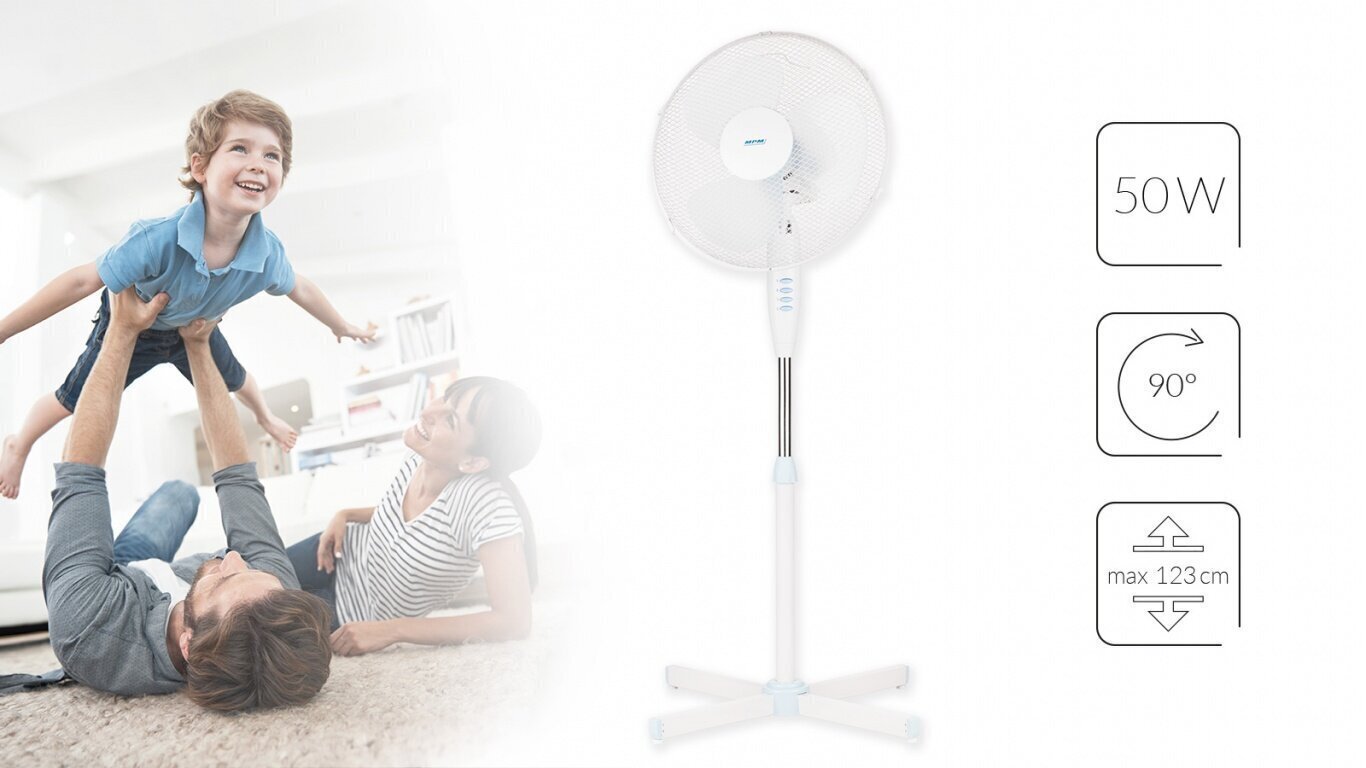 Ventilaator MPM MWP-17, 42cm, 50W hind ja info | Ventilaatorid | hansapost.ee