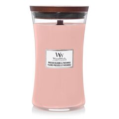 WoodWick lõhnaküünal Pressed Blooms & Patchouli, 609,5 g hind ja info | Küünlad, küünlajalad | hansapost.ee