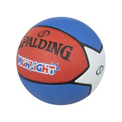 Баскетбольный мяч Spalding Highlight, размер 7, красный/синий цена и информация | Баскетбольные мячи | hansapost.ee