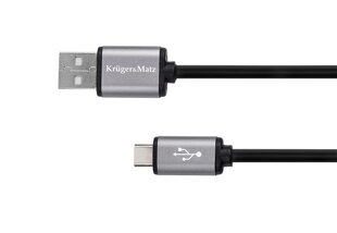 USB-kaabel – C-tüüpi USB Kruger &amp; Matz Basic hind ja info | Juhtmed ja kaablid | hansapost.ee