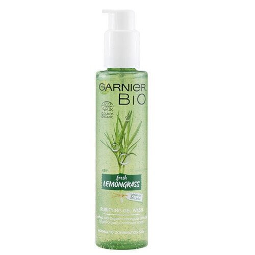 Garnier Puhastusgeel normaalsele ja kombineeritud nahale Organic Fresh Lemongrass (Purifying Gel Wash) 150 ml hind ja info | Näopuhastusvahendid | hansapost.ee