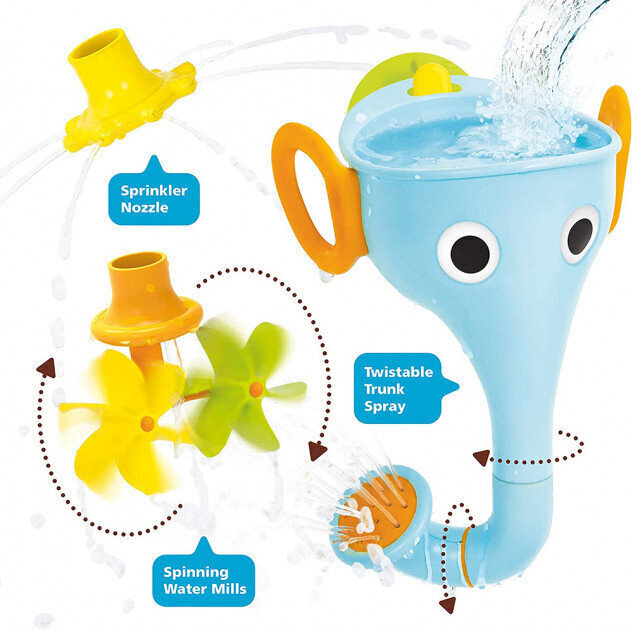 Vannimänguasi Yookidoo Elevant FunElefun Fill ´N´ Sprinkle, sinine цена и информация | Beebide mänguasjad | hansapost.ee