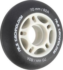 Rulluisurattad Nils Extreme 70x24 mm, 82A, mustad price and information | Roller skates and accessories | hansapost.ee