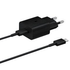 Samsung 15W toiteadapter must EP-T1510XBEGEU hind ja info | Laadijad mobiiltelefonidele | hansapost.ee