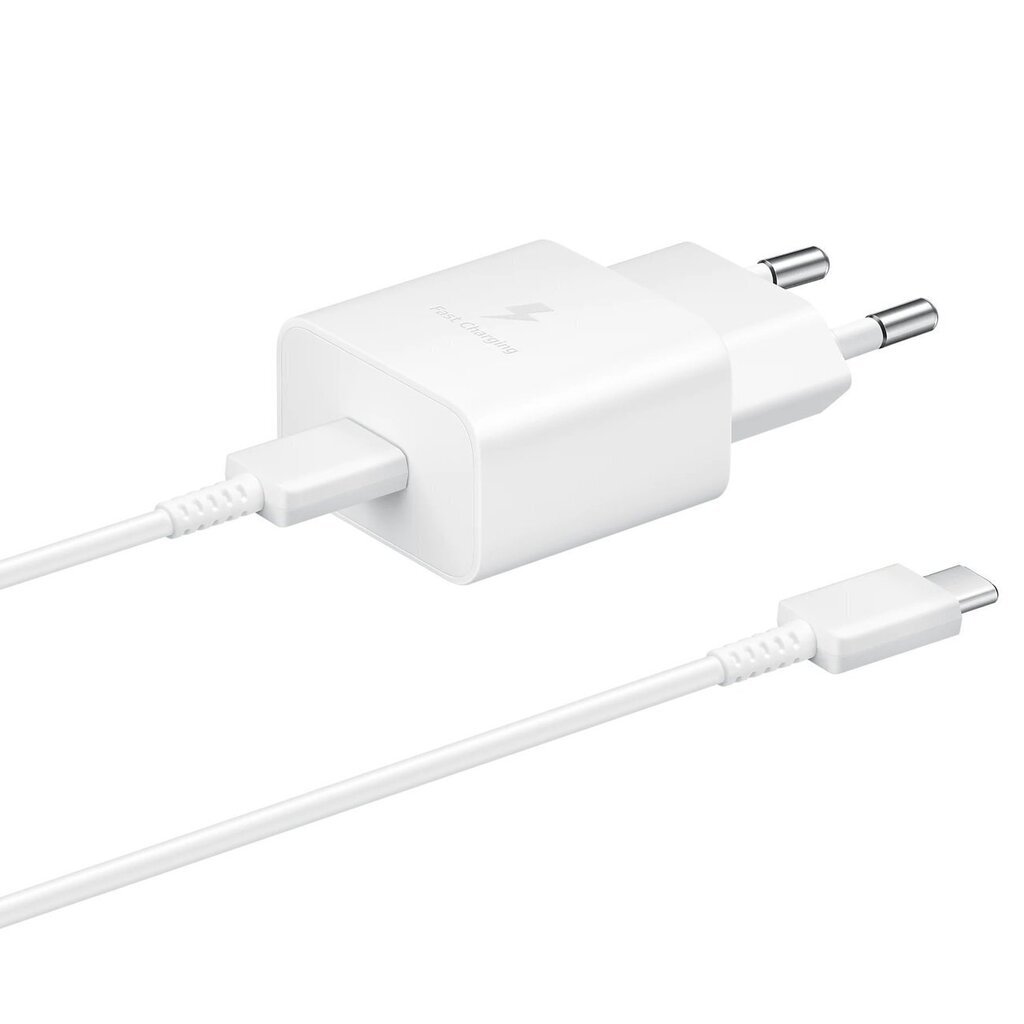 Samsung 15W toiteadapter valge EP-T1510XWEGEU цена и информация | Laadijad mobiiltelefonidele | hansapost.ee