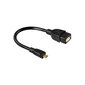 Adapter micro USB 2.0 -- USB 2.0, Hama, 00078426 hind ja info | USB adapterid ja jagajad | hansapost.ee