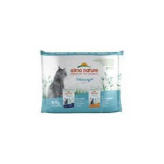 Almo Nature Holistic Functional Urinary Help Multipack для кошек для здоровья мочевыводящих путей, с рыбой и курицей, 6x70 г цена и информация | Кошачьи консервы | hansapost.ee