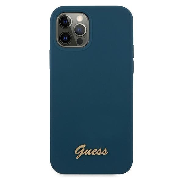 Telefoniümbris Guess GUHCP12LLSLMGBL iPhone 12 Pro Max 6,7" hind ja info | Telefonide kaitsekaaned ja -ümbrised | hansapost.ee