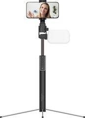 Motoriseeritud telefonialus kaugjuhtimispuldiga 1,7m Promate MediaPod / LED hind ja info | Selfie pulgad | hansapost.ee