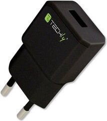 Laadija Techly USB 5V 2.1A, must hind ja info | Laadijad mobiiltelefonidele | hansapost.ee