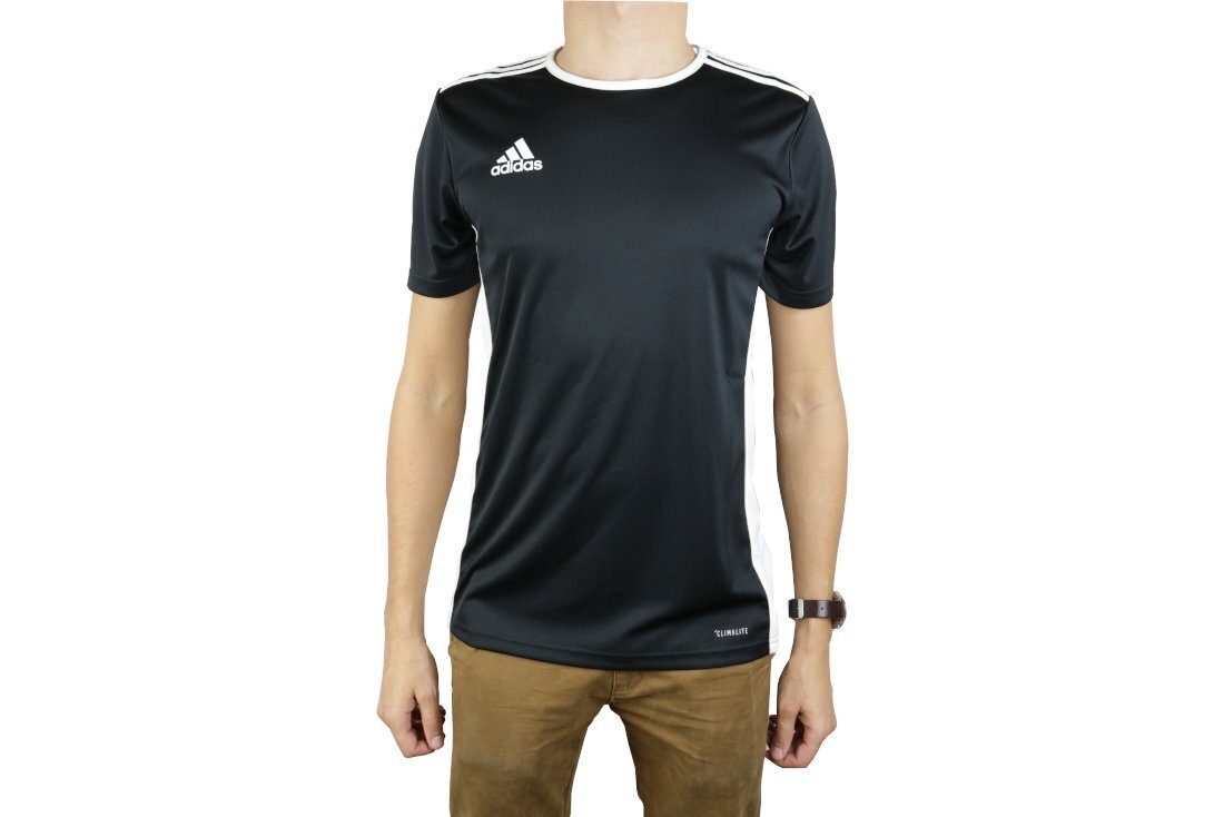 Meeste T-särk Adidas Entrada 18 CF1035, must цена и информация | Spordiriided meestele | hansapost.ee