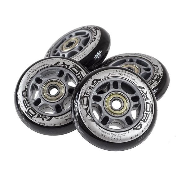 Rulluisu rattad Nils Extreme ABEC 9, PU 84x24 mm/82A, 4 tk hind ja info | Rulluisud ja tarvikud | hansapost.ee