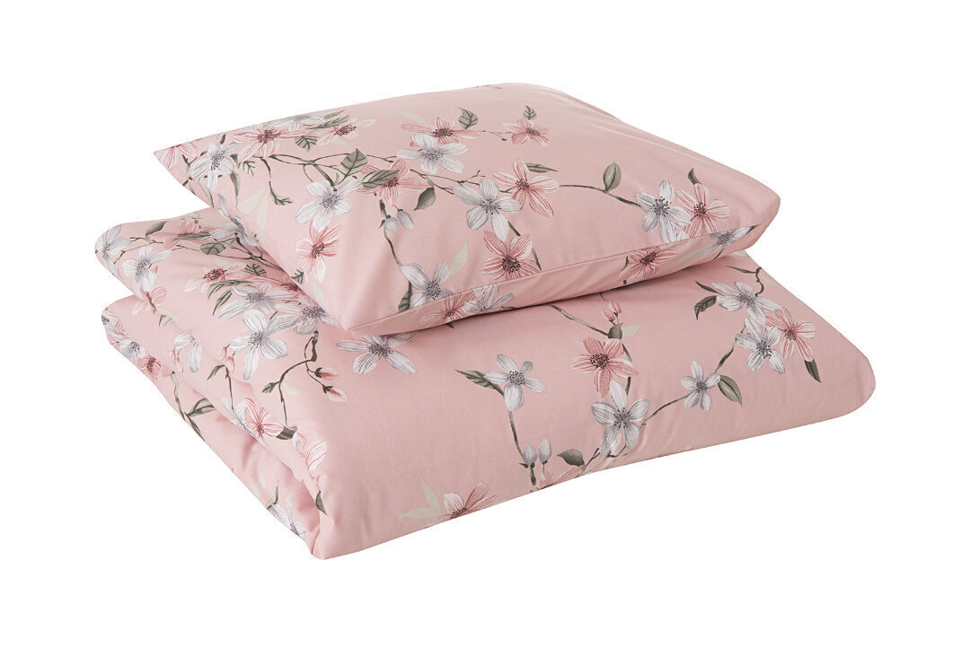 Tekstiilikompanii voodipesukomplekt Blossom, roosa, 200 x 210 cm + 2 padjapüüri 50 x 60 cm цена и информация | Voodipesukomplektid | hansapost.ee