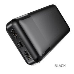 Power Bank / Väline kaasaskantav aku 20000 mAh / 2 x Usb, must, Hoco J72 цена и информация | Зарядные устройства Power bank | hansapost.ee