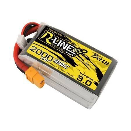 Aku Tattu R-Line versioon 3.0 2000mAh 14.8V 120C 4S1P XT60 hind ja info | Nutiseadmed ja lisatarvikud | hansapost.ee